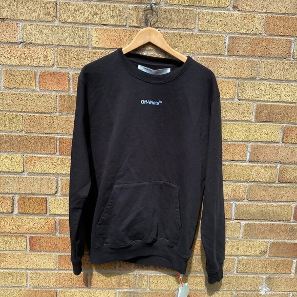 BNWT Off White Arrow Sketch Crewneck Sweater Medium - Picture 2 of 14